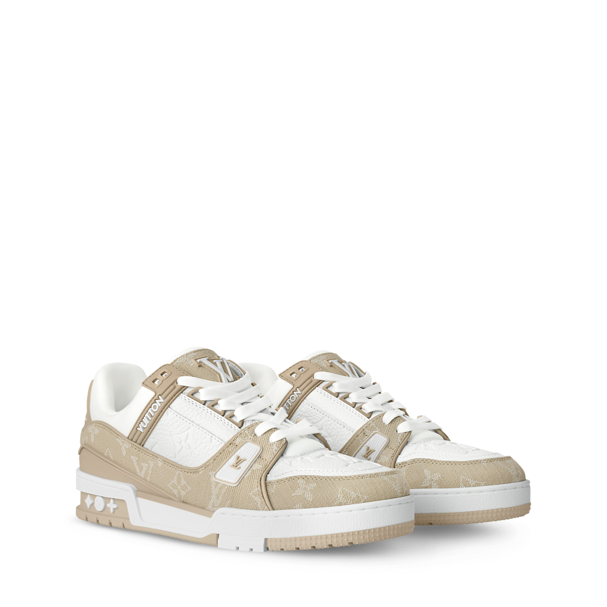 Trainer Beige and White