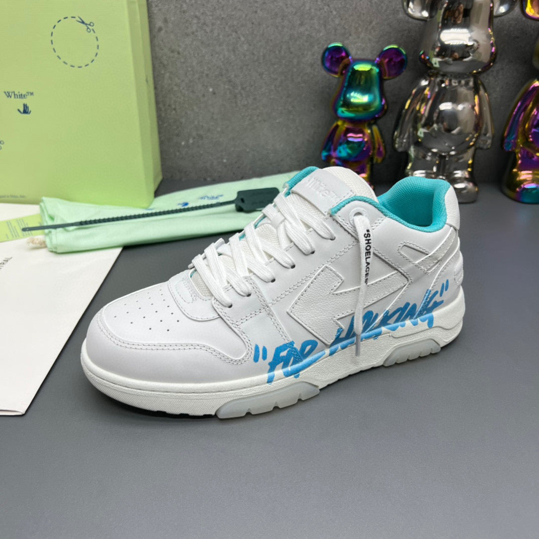 Scarpe Off Bianche e Celesti