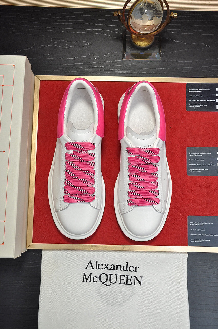 Alexander Mq White and Fucsia