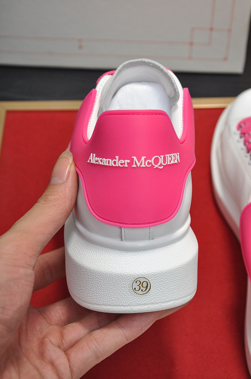 Alexander Mq White and Fucsia