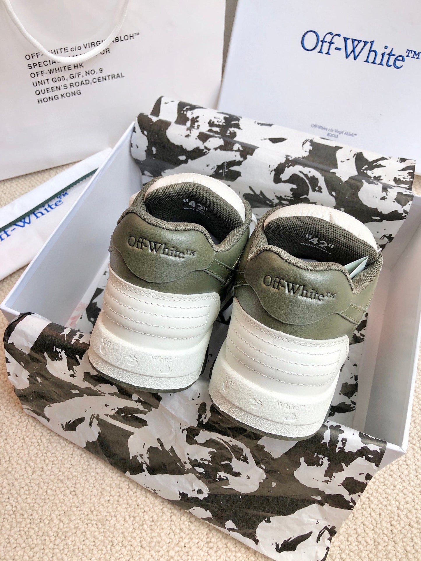 Scarpe Off Verde Militare