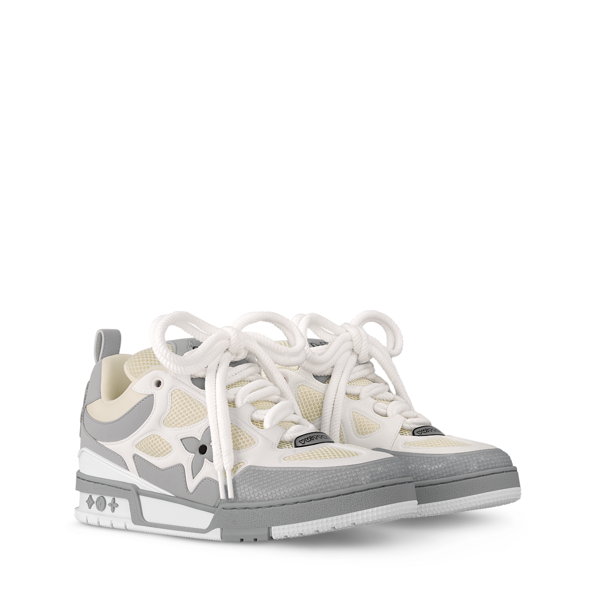 Skate Grey and White