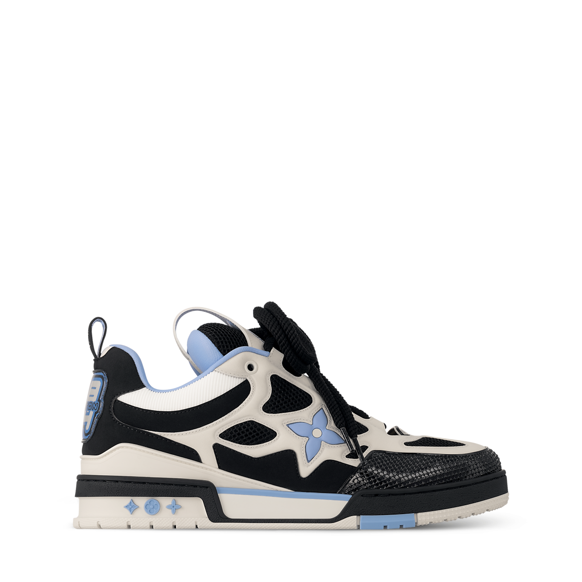 Skate Blue and White