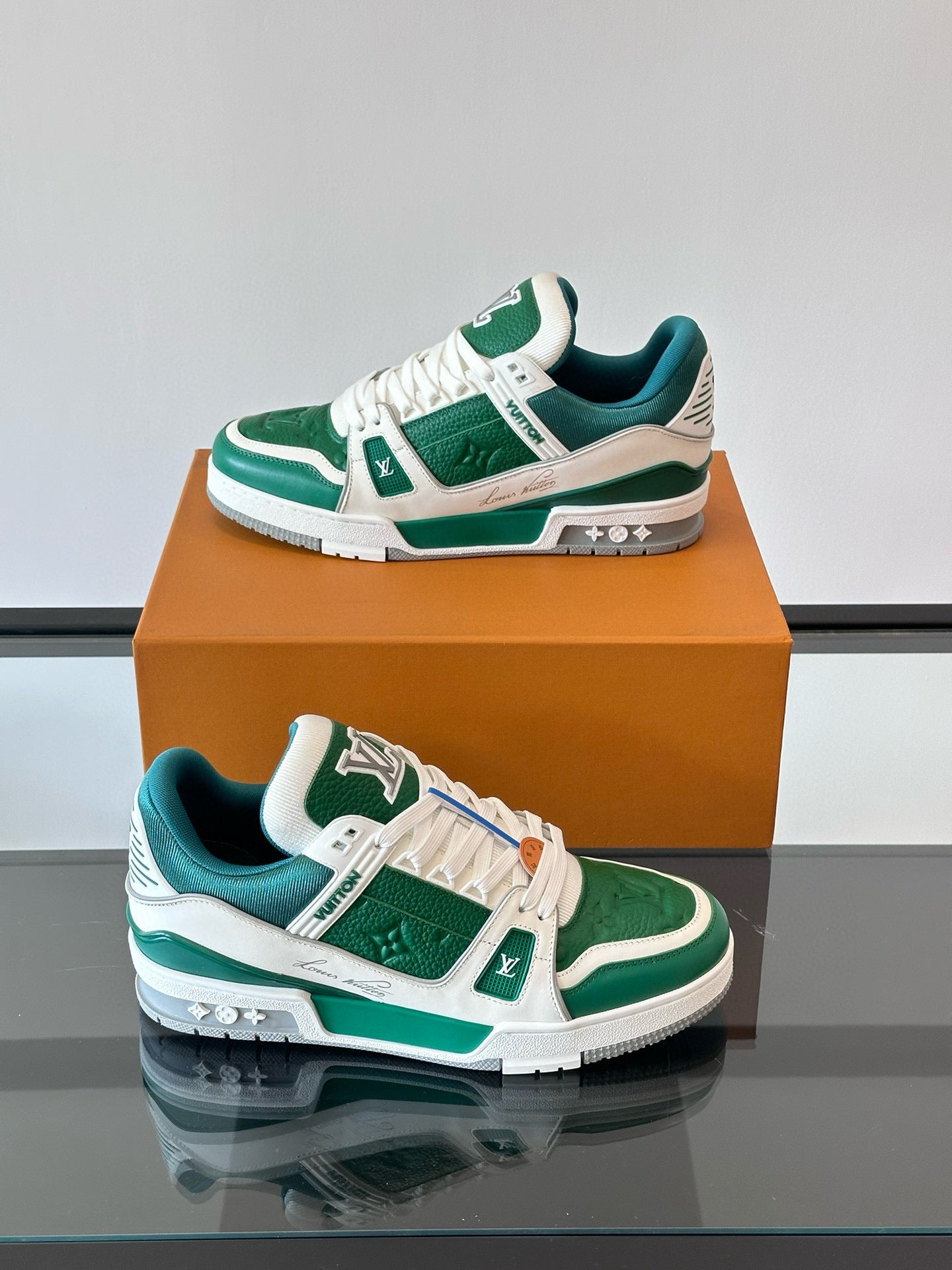 trainer Green and White