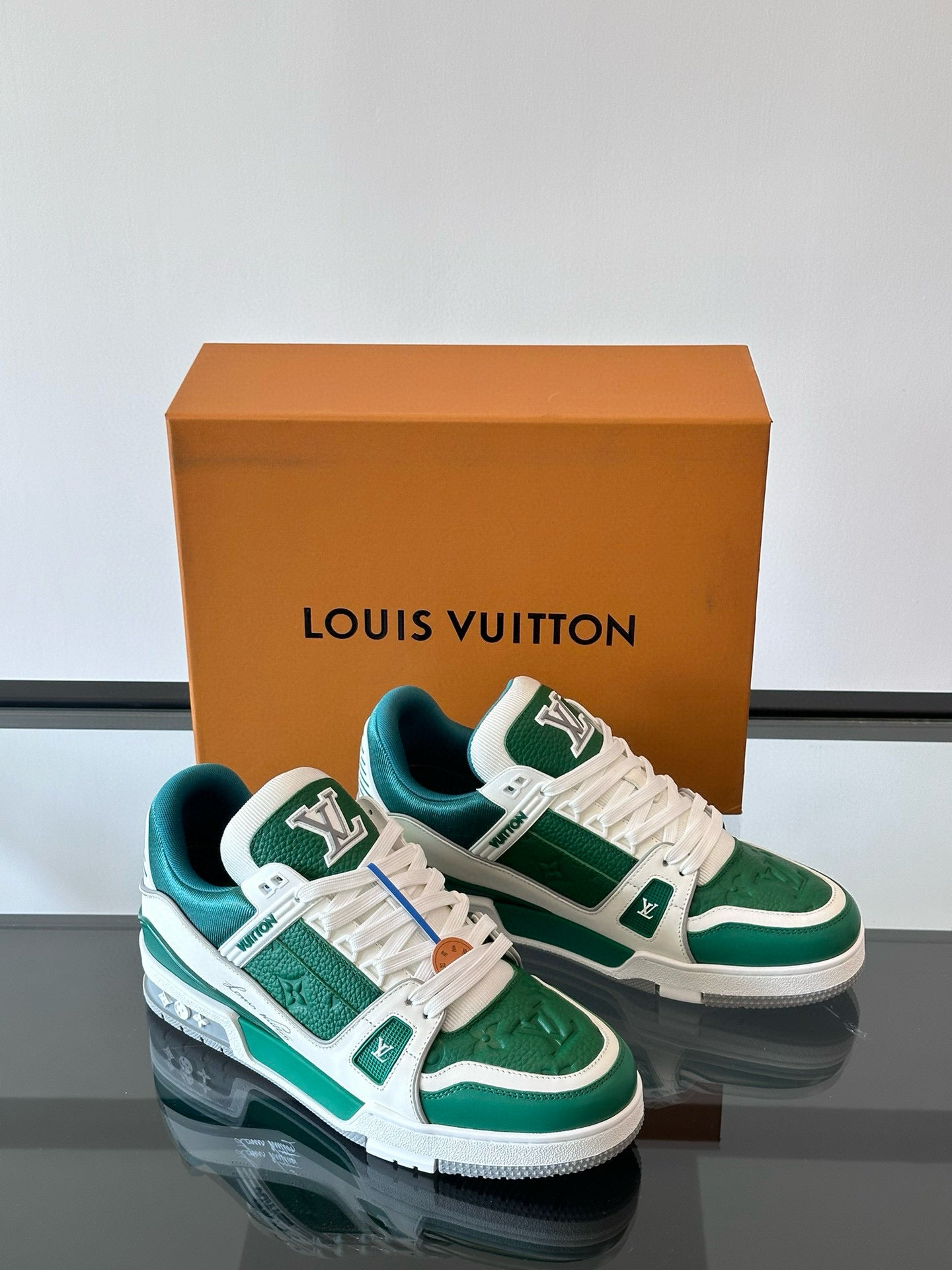 trainer Green and White