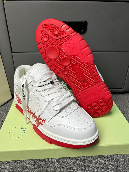 Scarpe Off Bianco e Rosso