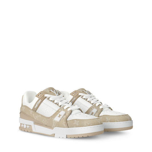 Trainer Beige and White