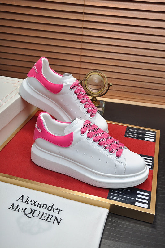 Alexander Mq White and Fucsia