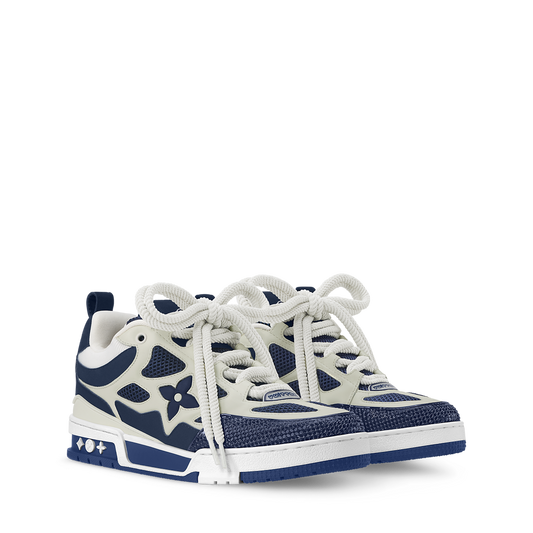 Skate Blue and White