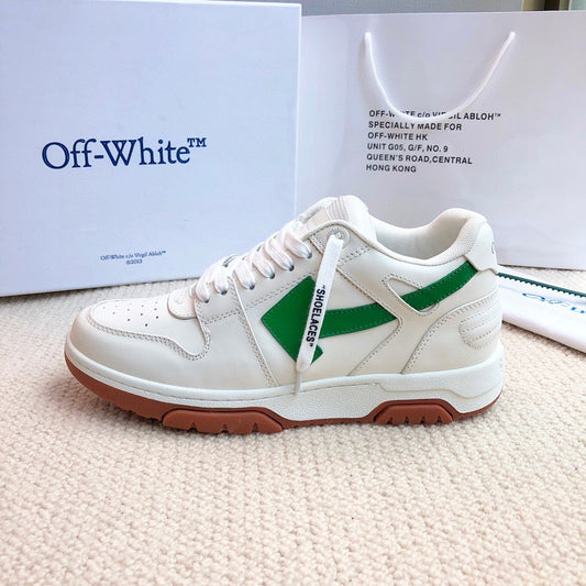 Scarpe Off Bianche e Verdi