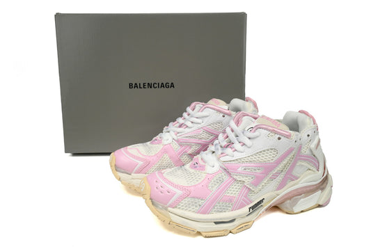 BLNG Runner Pink and White