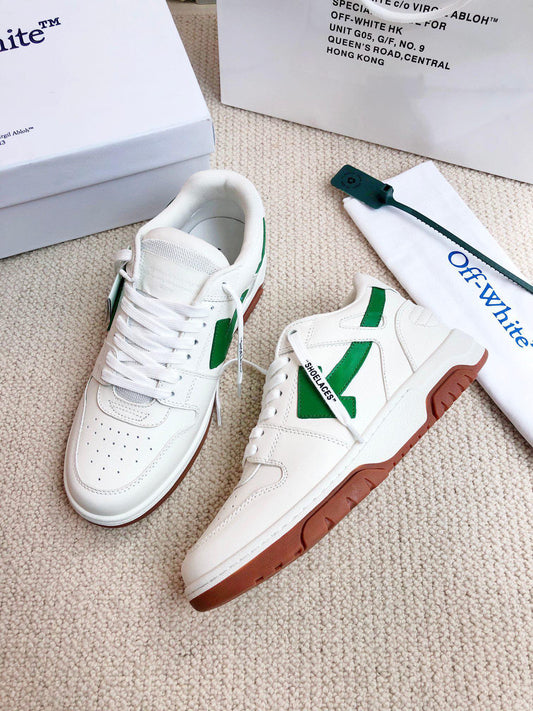 Scarpe Off Bianche e Verdi