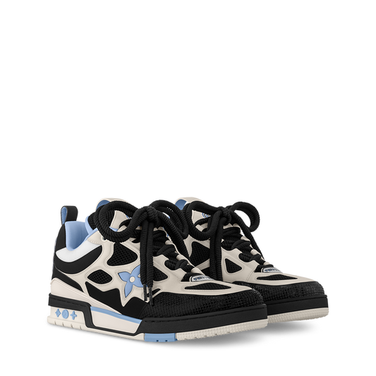 Skate Blue and White